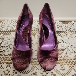 Gianni Bini Crush Velvet Shoes